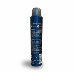 اسپری ضدتعریق مردانه رکسونا مدل Invisible + Antibacterial حجم ۲۰۰ میلی‌لیتر با ماندگاری ۷۲ ساعته.