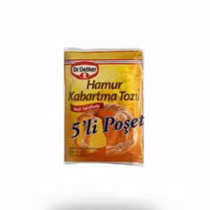 بیکینگ پودر ۵ تایی دکتر اوتکر (Dr. Oetker) مدل Hamur Kabartma Tozu فاقد گلوتن.
