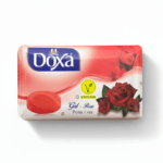 صابون گیاهی دوکسا (Doxa) با رایحه گل رز دارای تاییدیه وگان (Vegan) ساخت ترکیه.