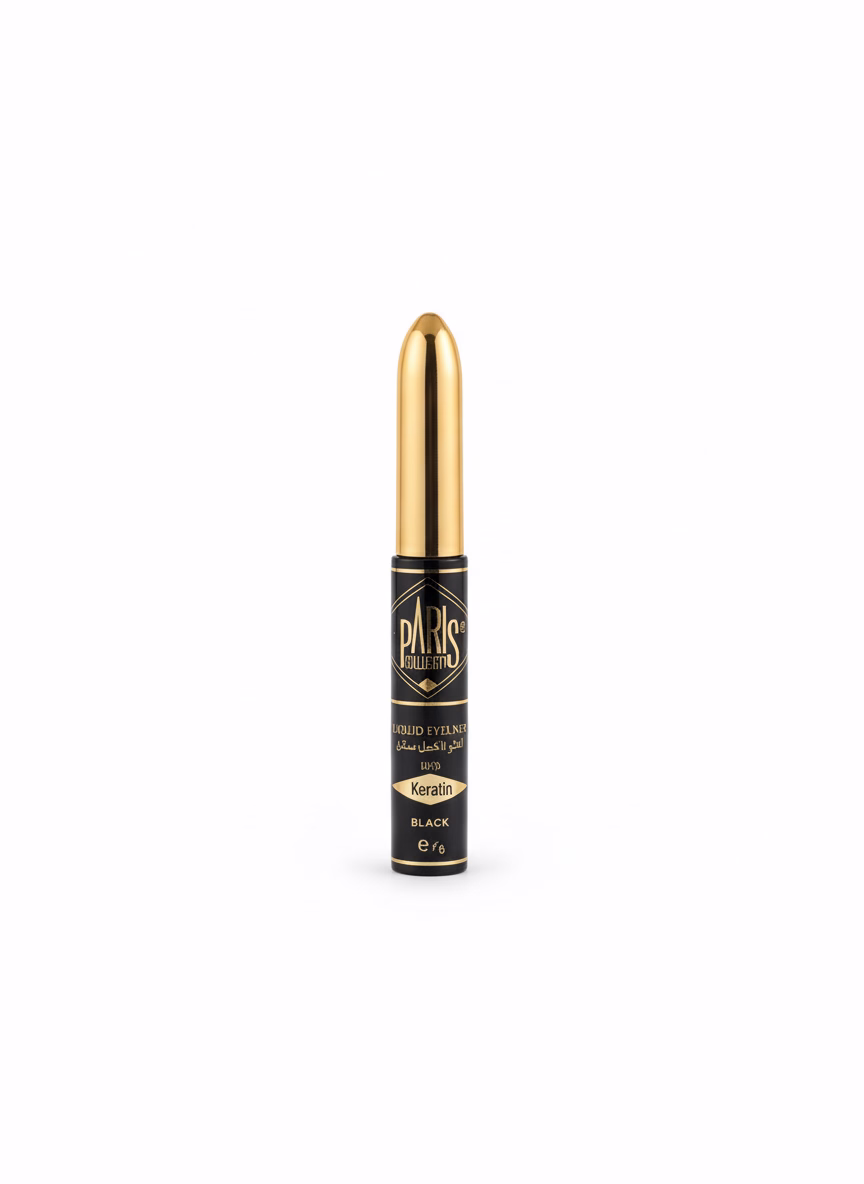 خط چشم مویی پاریس کوئین (Paris Queen) مدل Keratin خط چشم پاریس کوئین مدل کراتین رنگ مشکی