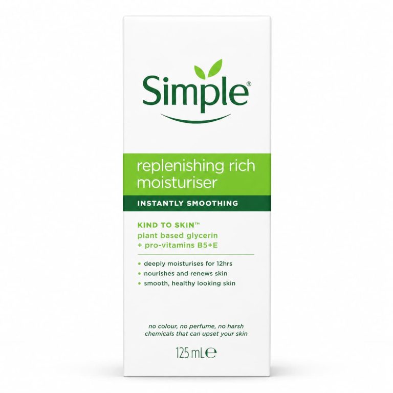 مرطوب کننده و آبرسان ریچ سیمپل simple ۱۲۵ میل مناسب پوست خشک اصل