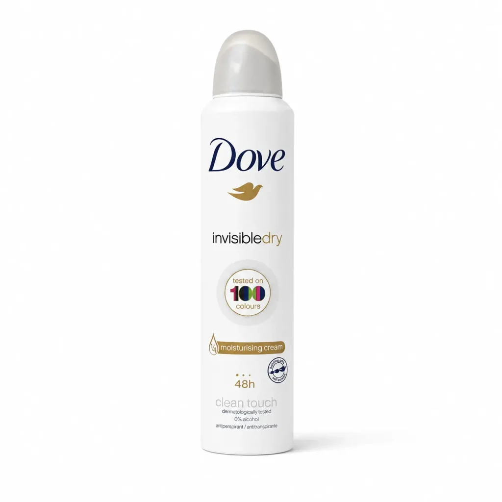 اسپری داو کلین تاج Invisible Dry Clean Touch حجم ۲۵۰ میل