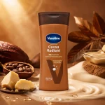 لوسیون بدن وازلین Cocoa Radiant حجم ۲۰۰ میل نمای جلو