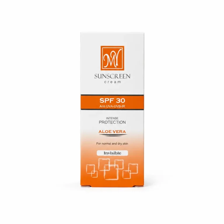 عکس کرم ضد آفتاب بی رنگ مای SPF 30 حاوی آلوئه ورا حجم ۵۰ میل