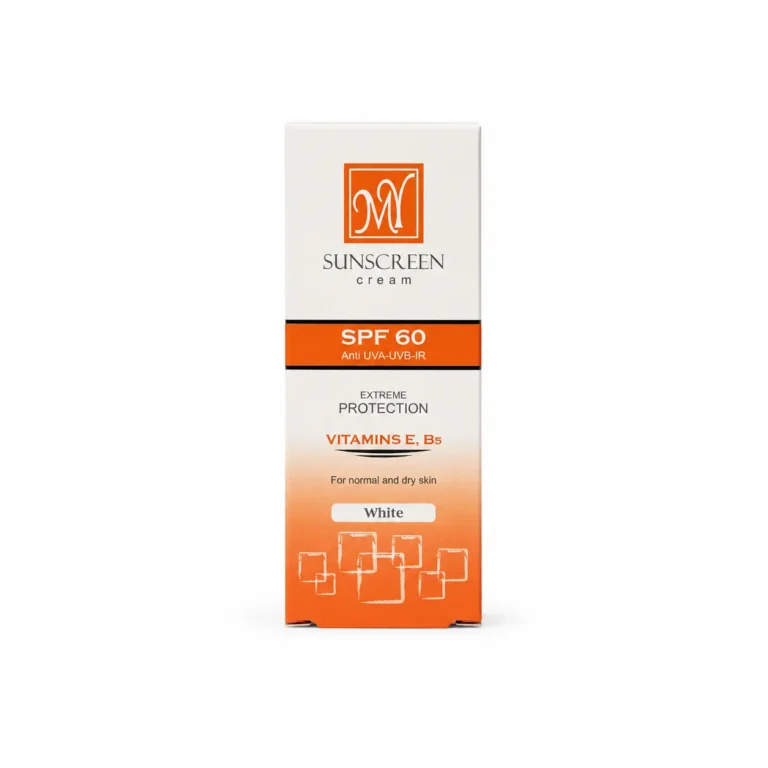 عکس کرم ضد آفتاب بی رنگ مای SPF 60 حاوی ویتامین E و B5 حجم ۵۰ میل
