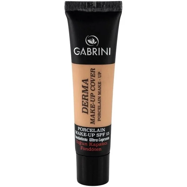 کرم پودر گابرینی تیوپی مدل درما پورسلین SPF 15 حجم ۴۰ میل