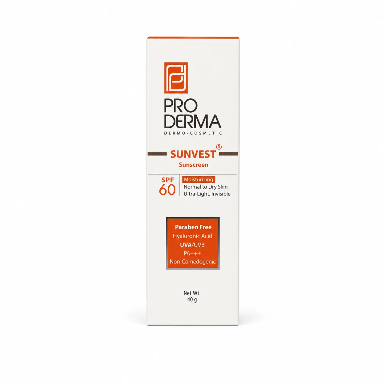 کرم ضد آفتاب پرودرما پوست خشک SPF 60 بی رنگ و فوق سبک ۴۰ گرم ضد آفتاب پرودرما پوست خشک SPF 60 بی رنگ و فوق سبک مرطوب کننده